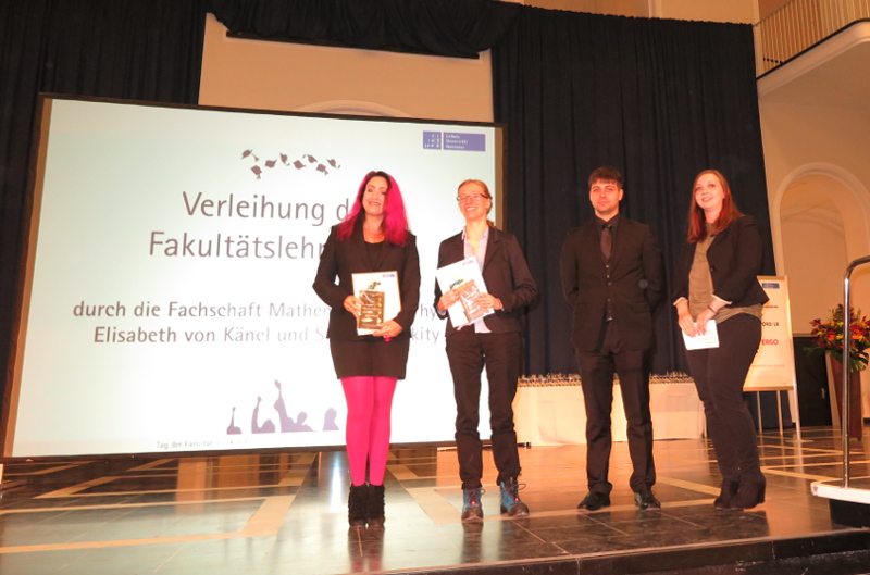 Verleihung der Fakultätslehrpreise an Frau Prof. Dr. Heurs und Frau Scheer